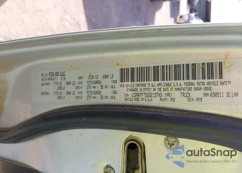 2016 Ram 1500 Express from USA, damaged, VIN 1C6RR7FT5GS213703